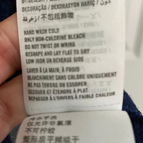 Hollister Blue Sheer Tank Top size small - Picture 8 of 9